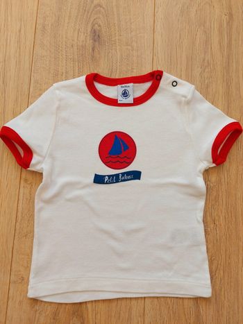 T-shirt manches courtes Petit Bateau 18 mois