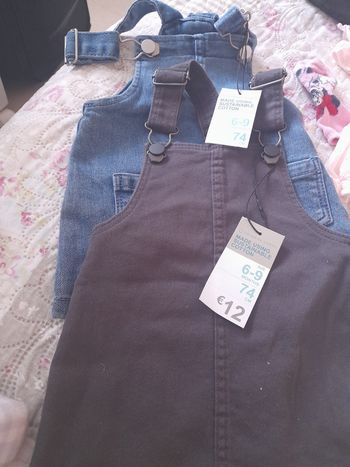 Lot de salopette bébé fille