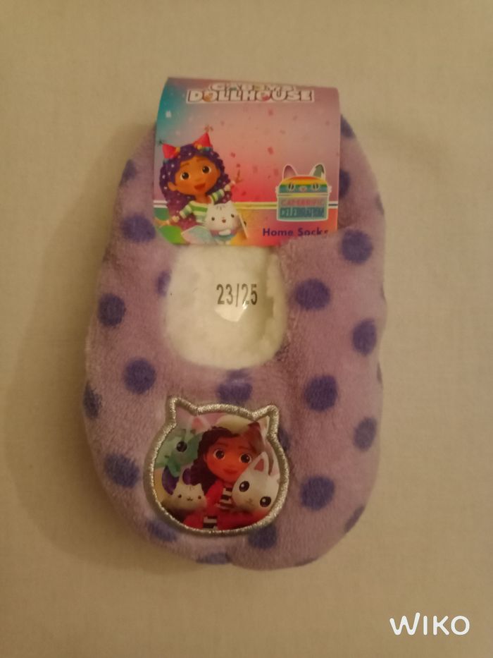 Chausson antidérapant gabby chat 23/25