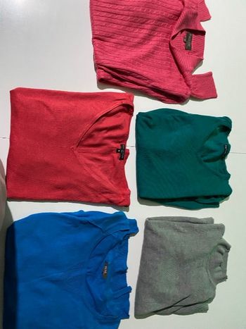 4€ pulls fin  plusieurs marques taille M ( le lot 20€ )