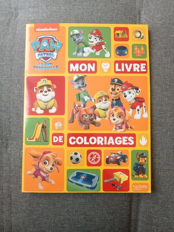 Mon livre de coloriages paw patrol