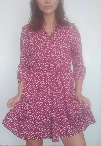 Robe chemise motif rollers Naf Naf taille 38