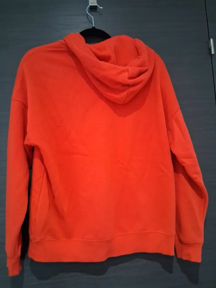 Sweat capuche rouge xs - photo numéro 3