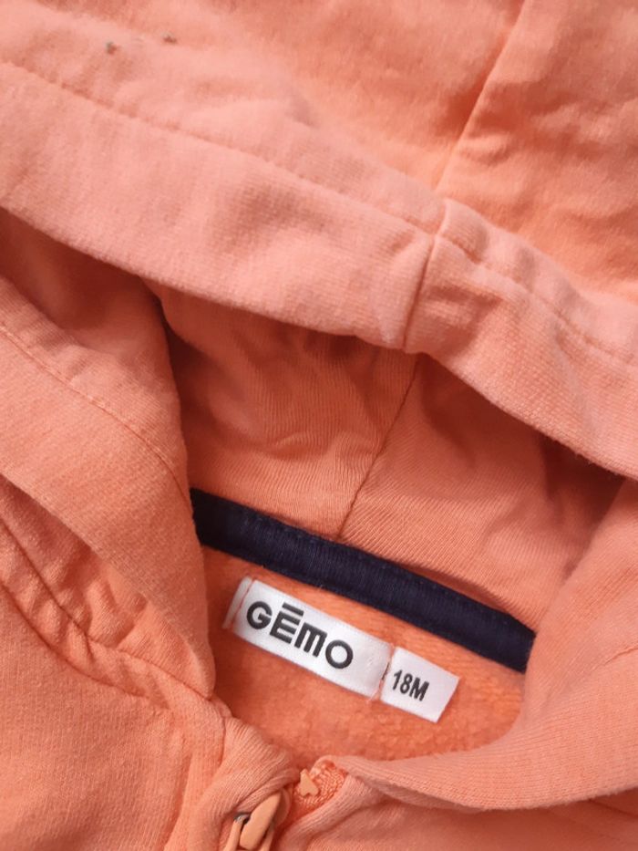 Gilet zippé à capuche Gémo 18 mois - photo numéro 4