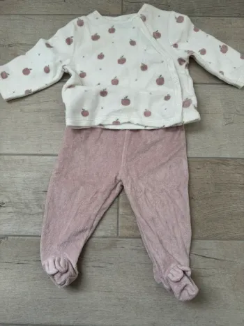 Pyjama deux pièces bébé fille