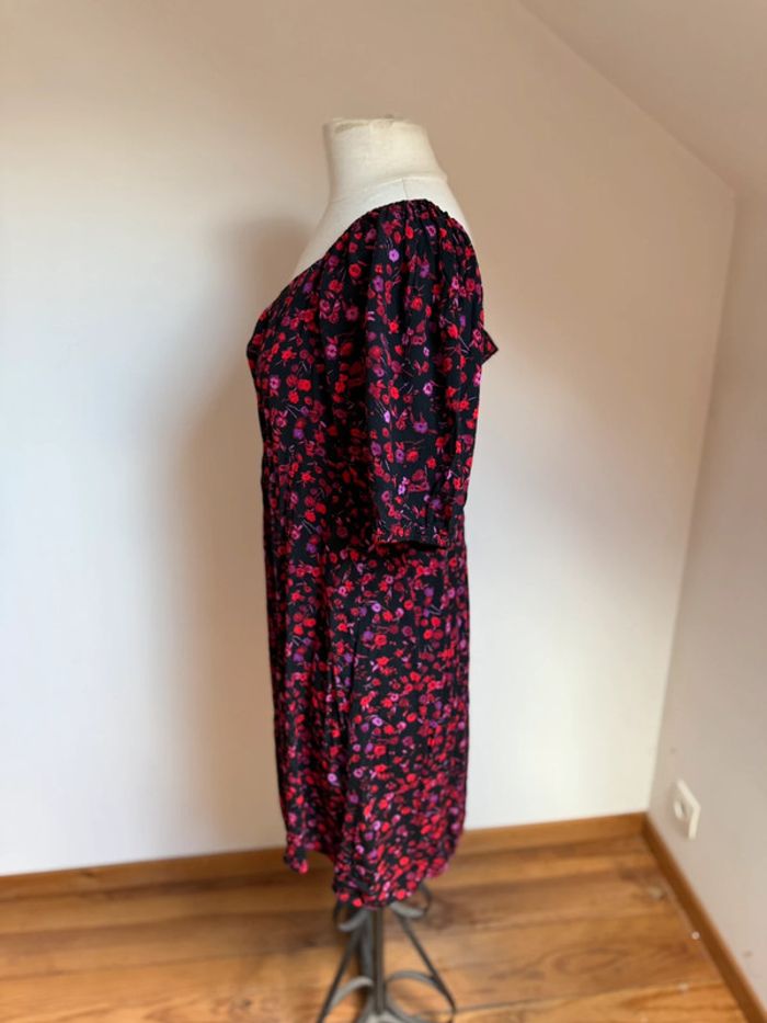 Superbe robe fluide fleurie en viscose neuve Promod 🌸 44 - photo numéro 5