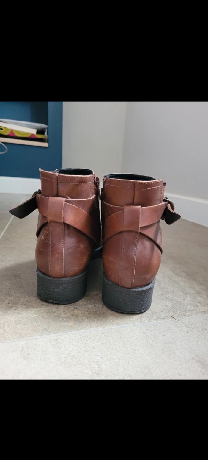 Boots geox respirant cuir taille 37 - photo numéro 3