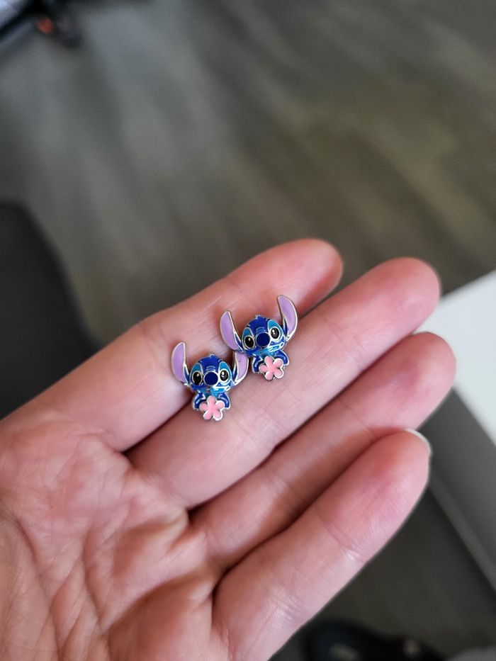 Boucles d'oreilles Stitch - photo numéro 2