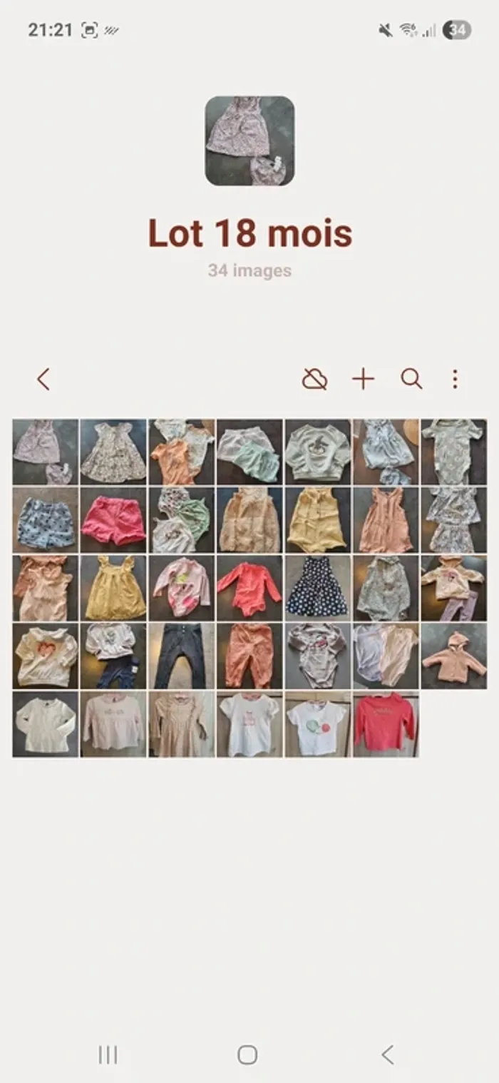 Lot 18 mois