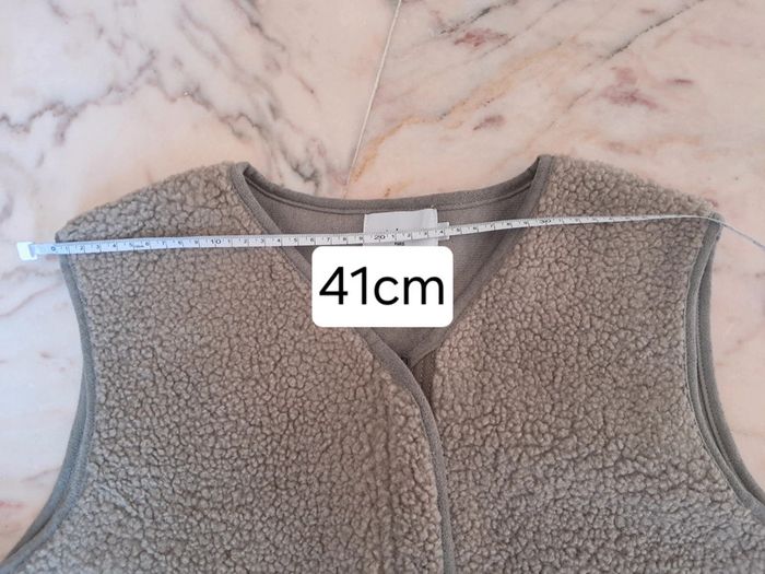 Adoré Paris gilet zip sans manches mouton synthétique 38/40 - photo numéro 16