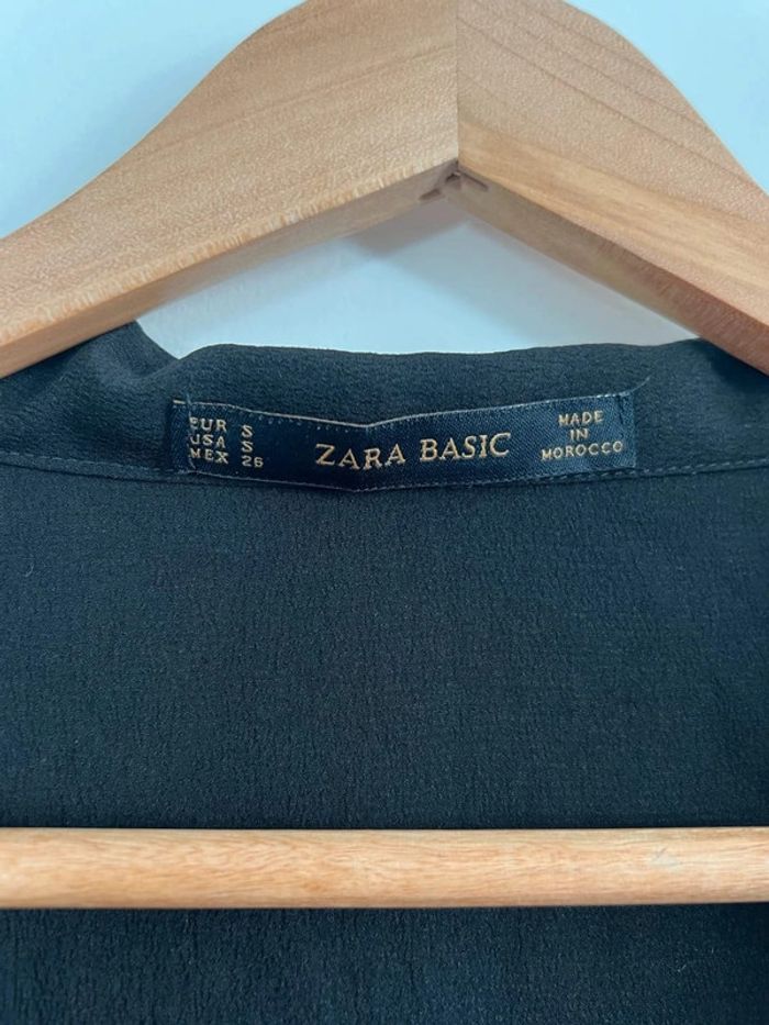 Robe chemise Zara noire - photo numéro 3