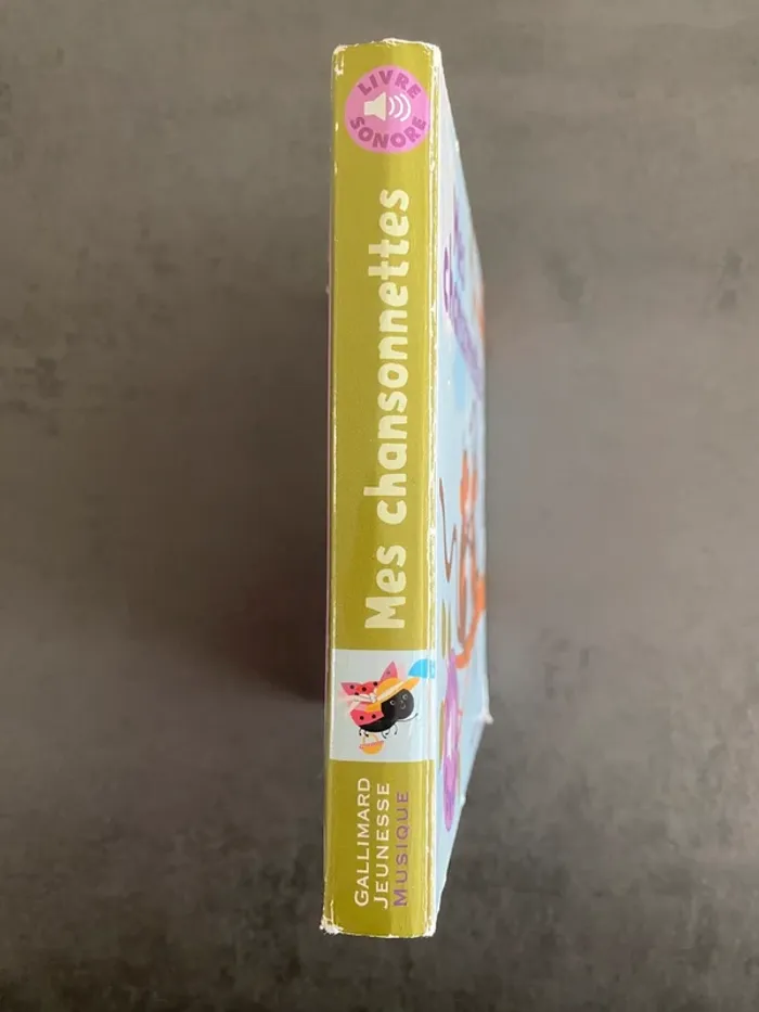 Livre sonore « Mes chansonnettes » Gallimard Jeunesse - photo numéro 3