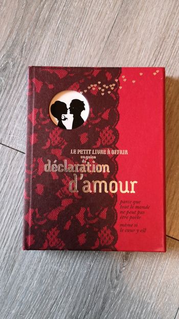 Petit livre à offrir declaration d amour