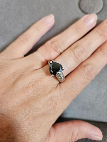 Bague en argent taille 58