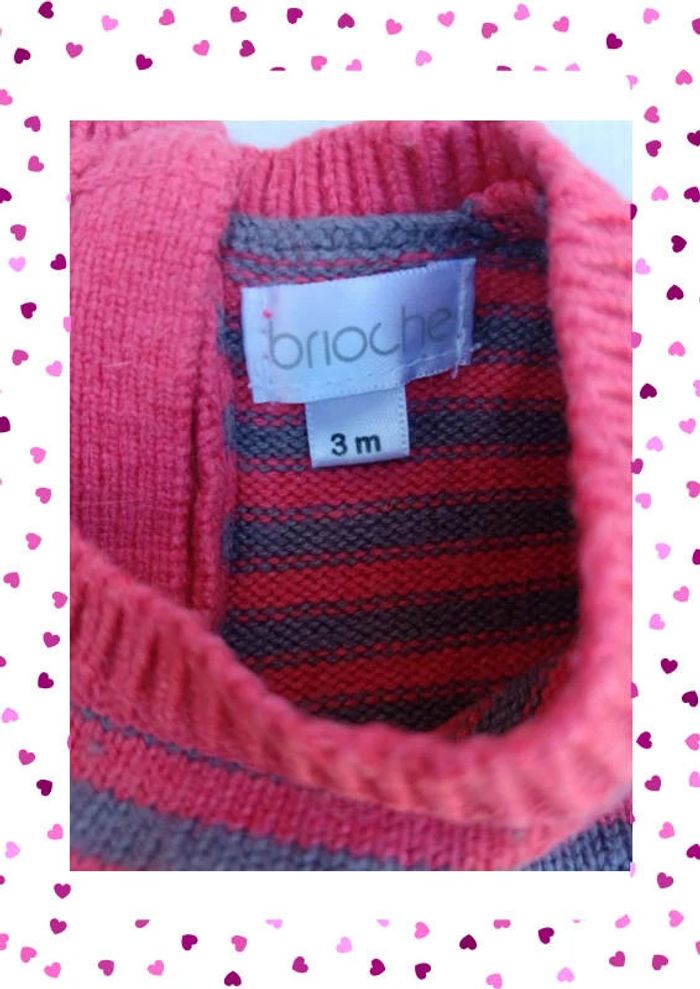 Robe-pull 3 mois Brioche - photo numéro 2