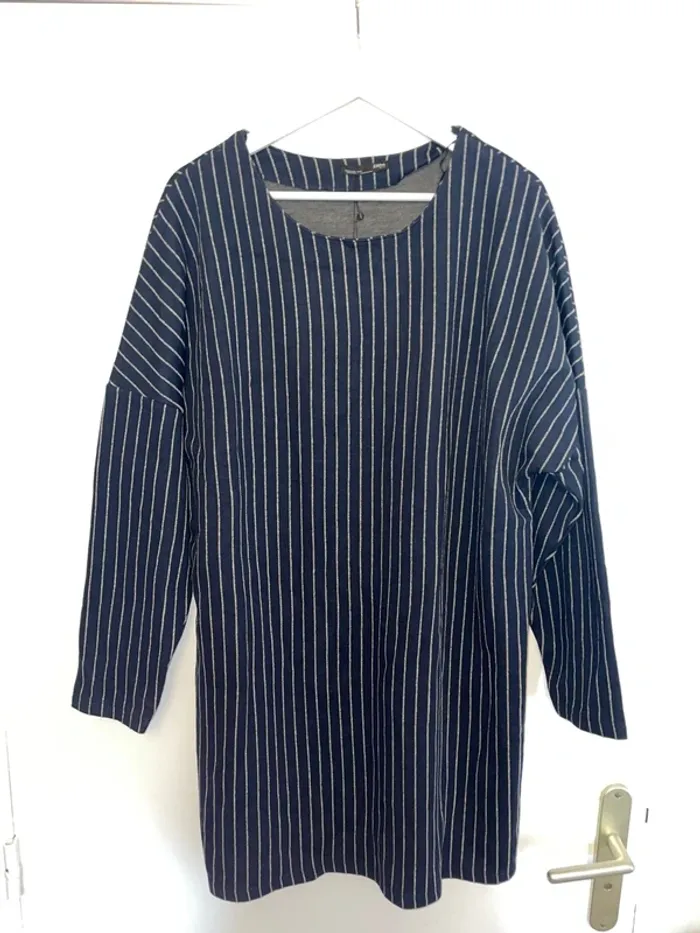 Robe rayée Zara XL