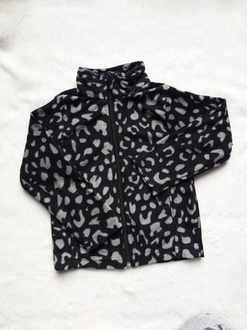 Veste polaire léopard