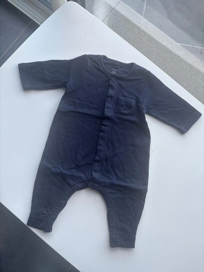 Combinaison pyjama Petit Bateau 3M bleu