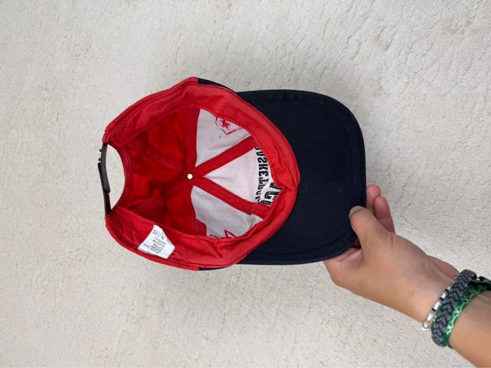 Casquette Chicago Bulls Vintage NBA Noir et rouge - photo numéro 6