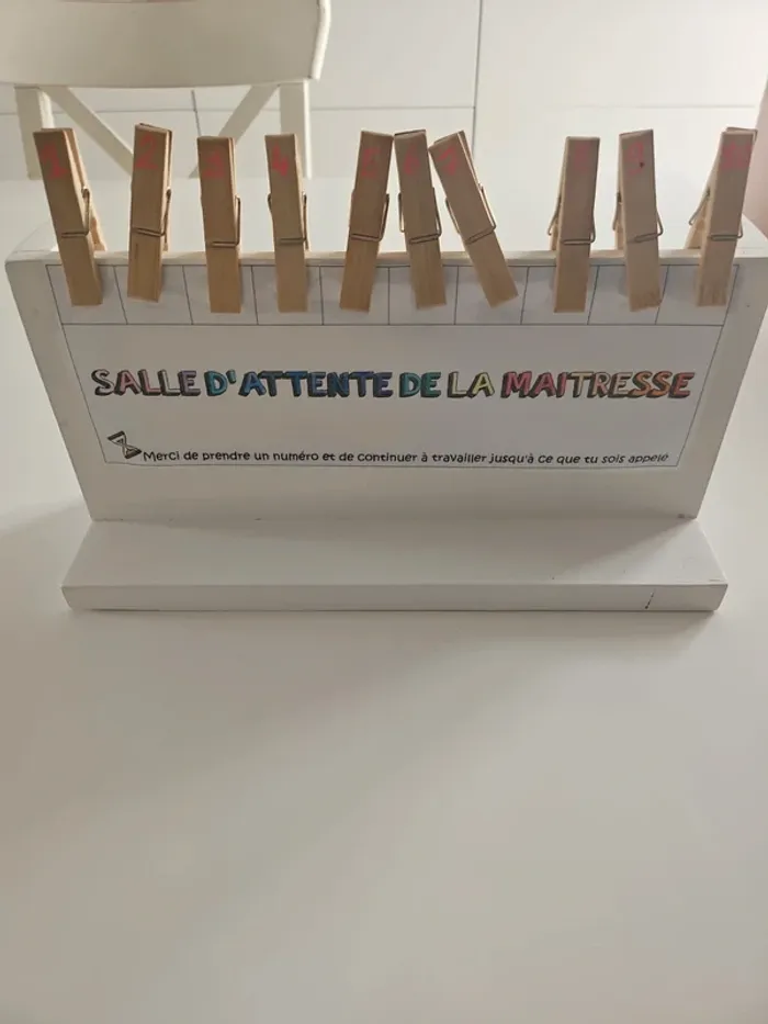 Salle d'attente de la maitresse