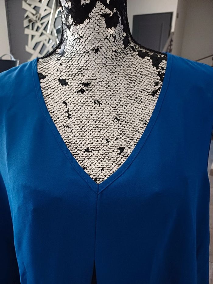 Tunique bleu évasée - photo numéro 2