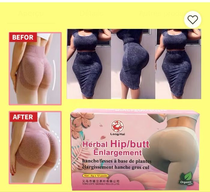 Élargissement des fesse et hanche,thé leve fesse  et plus gros - photo numéro 3