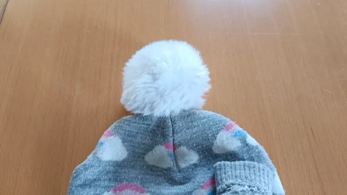 Ensemble bonne et moufles bébé - photo numéro 3