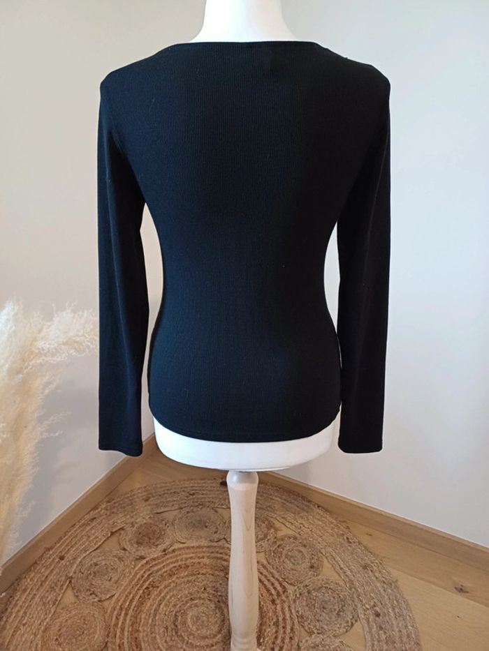 Blouse noire sexy Giorgia taille S 36 - photo numéro 6