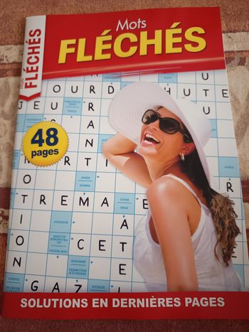 Livre cahier Mots fléchés