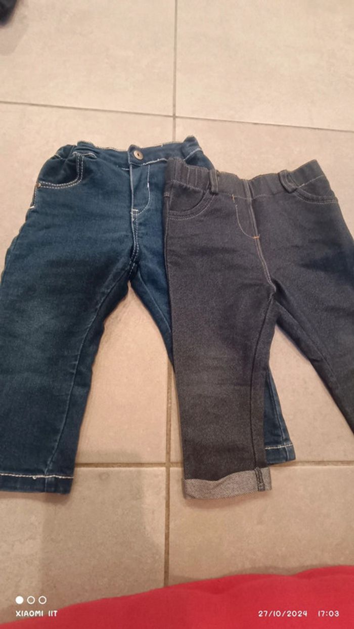 Lot de 2 pantalon