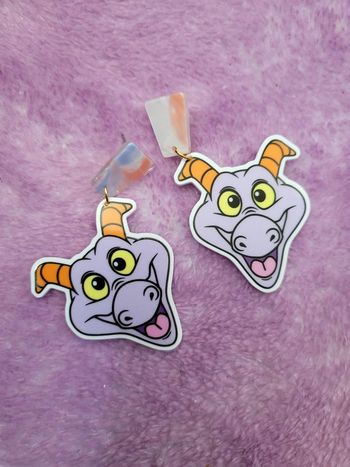 Boucles d'oreilles figment walt disney world epcot