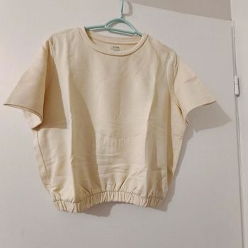 T-shirt Jaune Pâle – Kiabi – Femme – Taille M