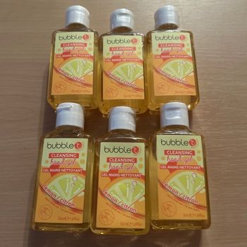 Lot de 6 gel main citron neuf