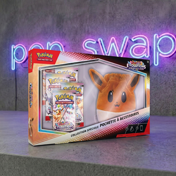 Coffret Pokémon Évoli avec Peluche et Boosters - NEUF