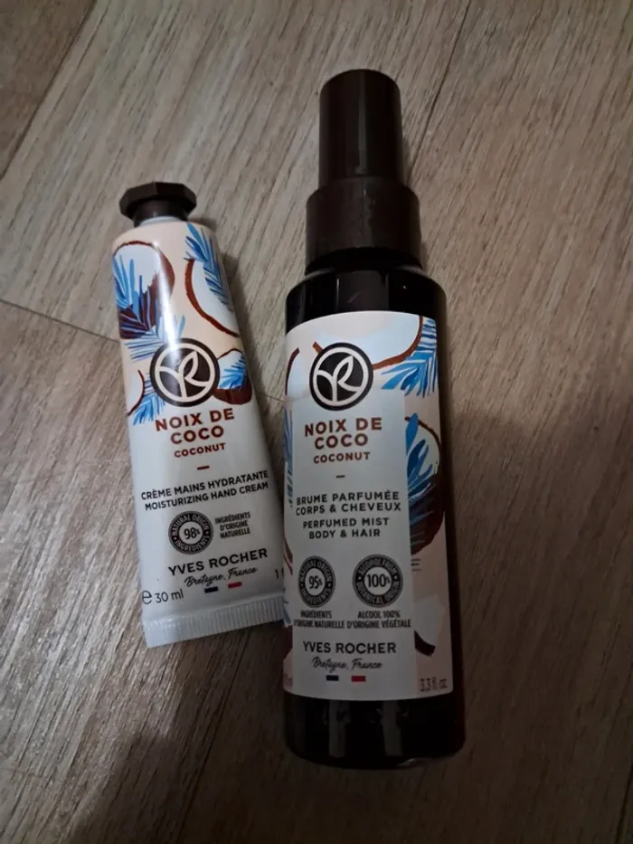 Brume avec crème main