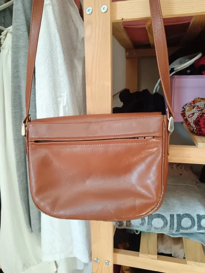 Sac vintage Sabrina cuir - photo numéro 5