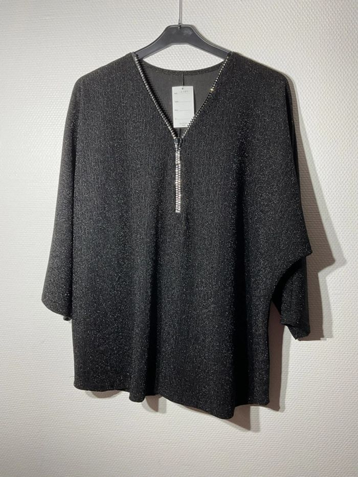 Tunique paillette femme taille unique (42-52)- Laura - neuve avec étiquette
