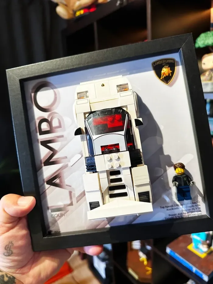 Cadre Lamborghini Countach (20×20) pour LEGO 76908
