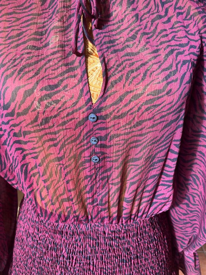 robe zébrée zara xs - photo numéro 5
