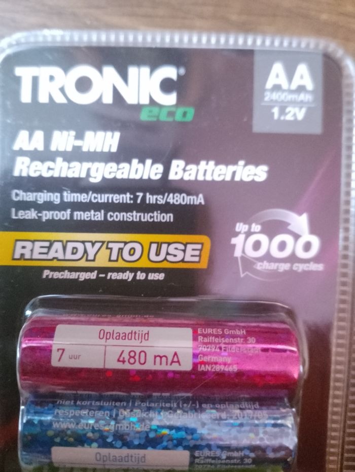 Pile rechargeable Tronic neuf AA où AAA - photo numéro 7