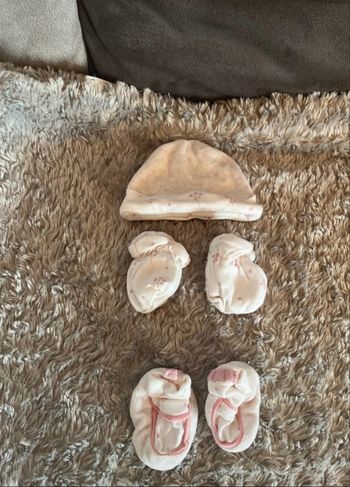 Ensemble naissance rose