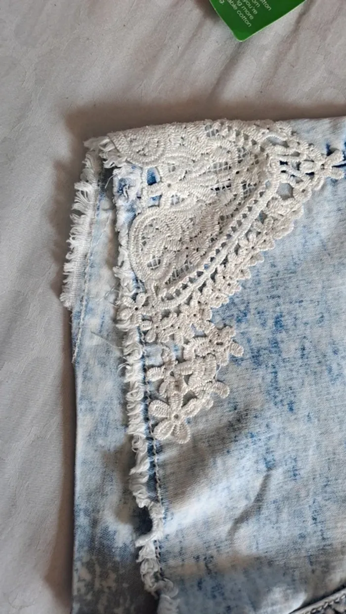 Short bleu taille 158 164 cm - photo numéro 3