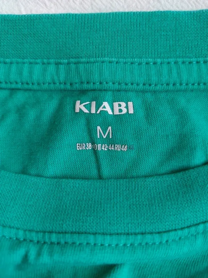 T-shirt Kiabi – M – Turquoise – État : Excellent - photo numéro 4
