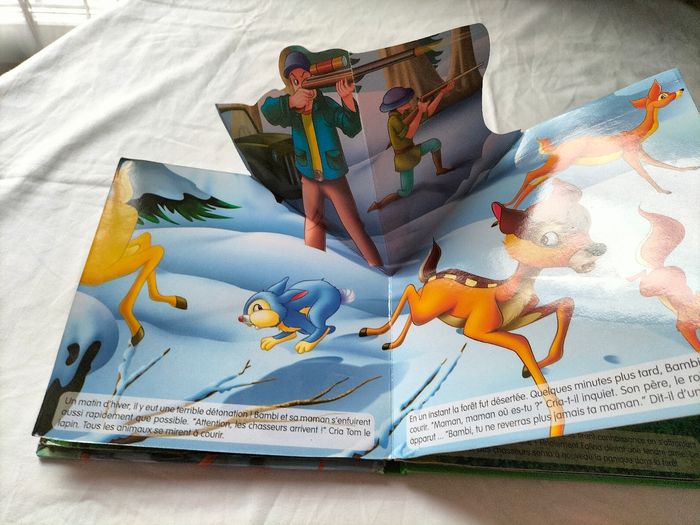 Livre Bambi pop up - photo numéro 4