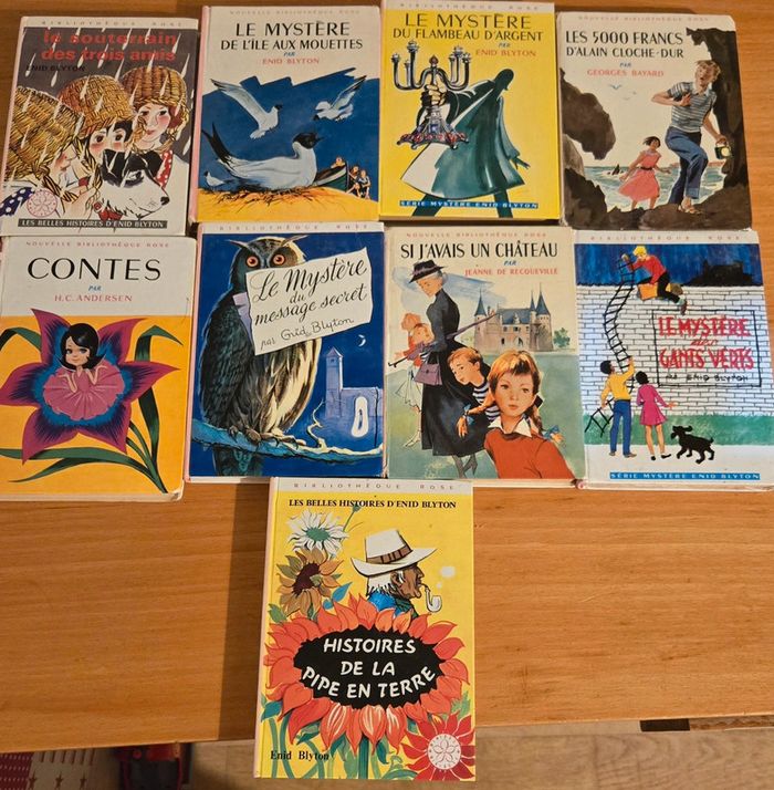 # lot livre bibliothèque rose