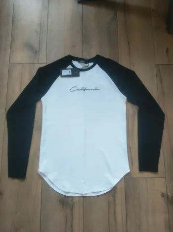 Pull fin homme blanc mentex L neuf