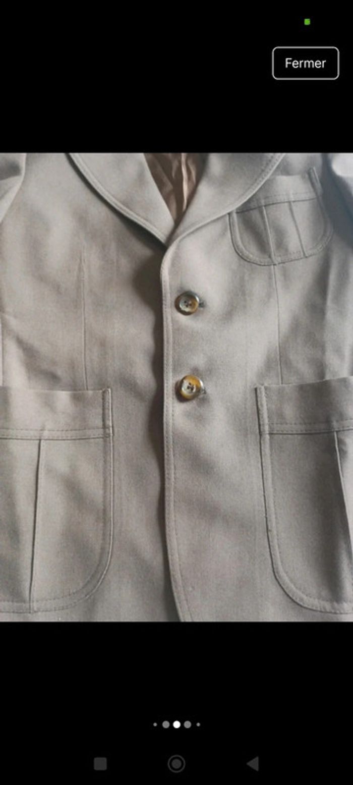 Veste blazer femme Chanteclair made in france taille S rétro vintage ancien - photo numéro 4
