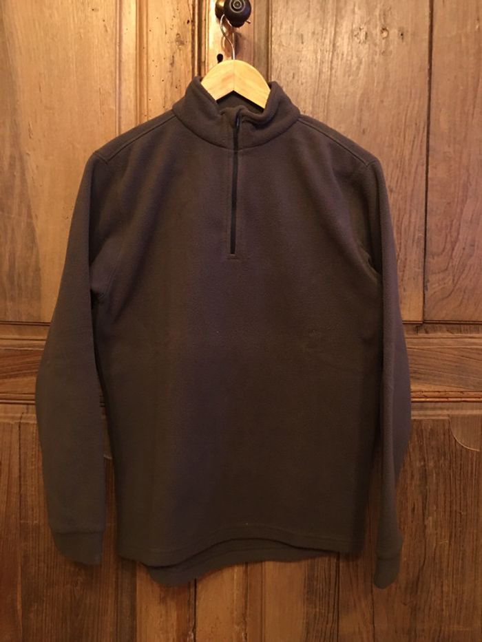Polaire gris anthracite homme manches longues Go Sport - photo numéro 2