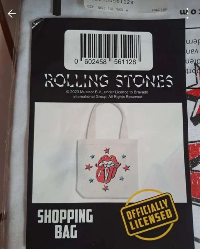 Sac Rolling Stones 40×36cm - photo numéro 3