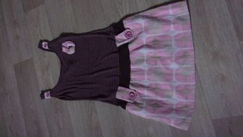 Robe AMARILLONLIMON rose et marron taille S TBE